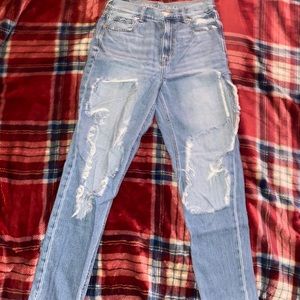 High Waisted Mom Jeans